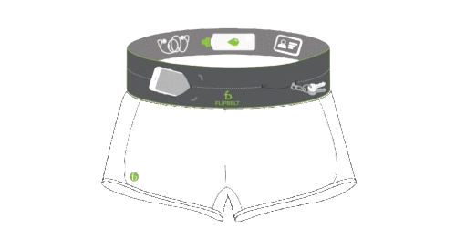 FlipBelt Zipper Shorts